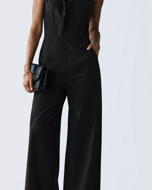 TUTA JUMPSUIT A PALAZZO colore nero