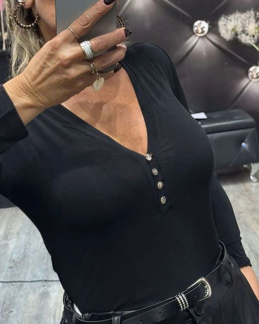 MAGLIETTA SERAFINO IN CASHMERE colore nero