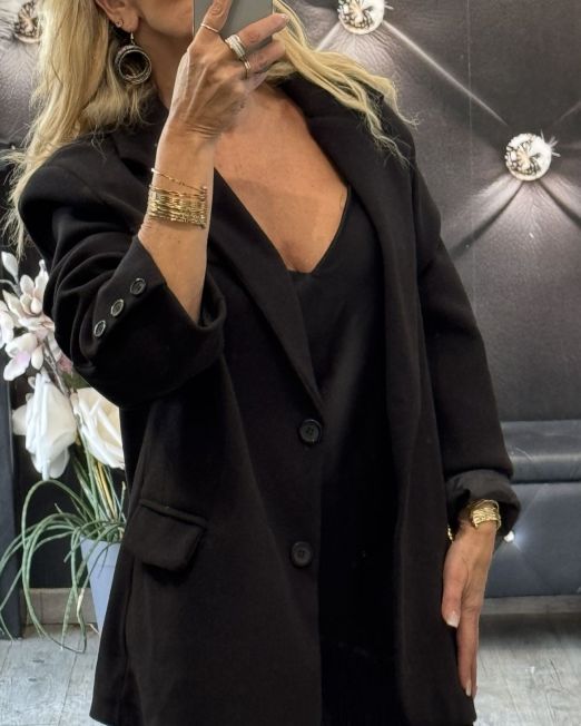 GIACCA INVERNALE OVERSIZE nero